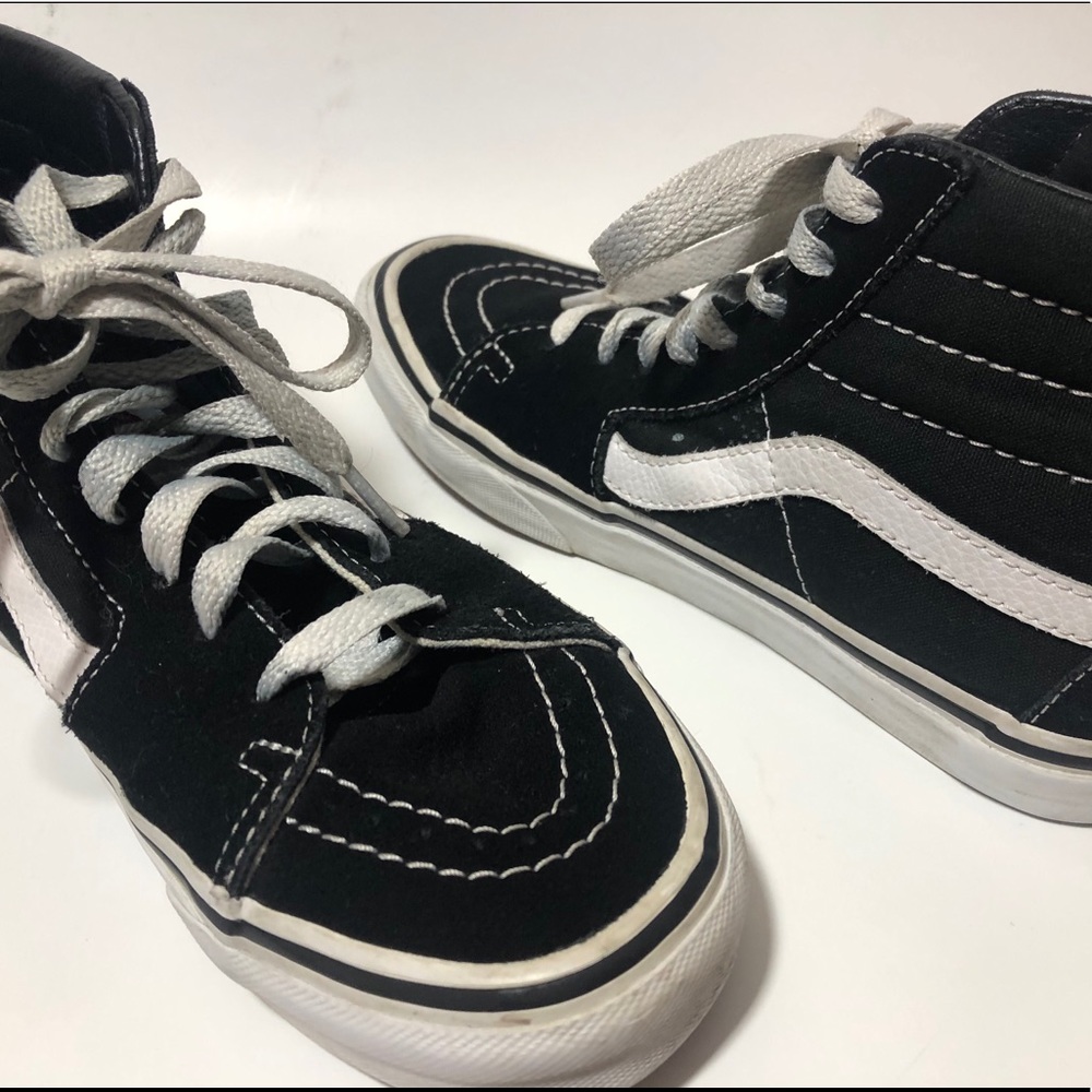 Vans Black High Top Size 6